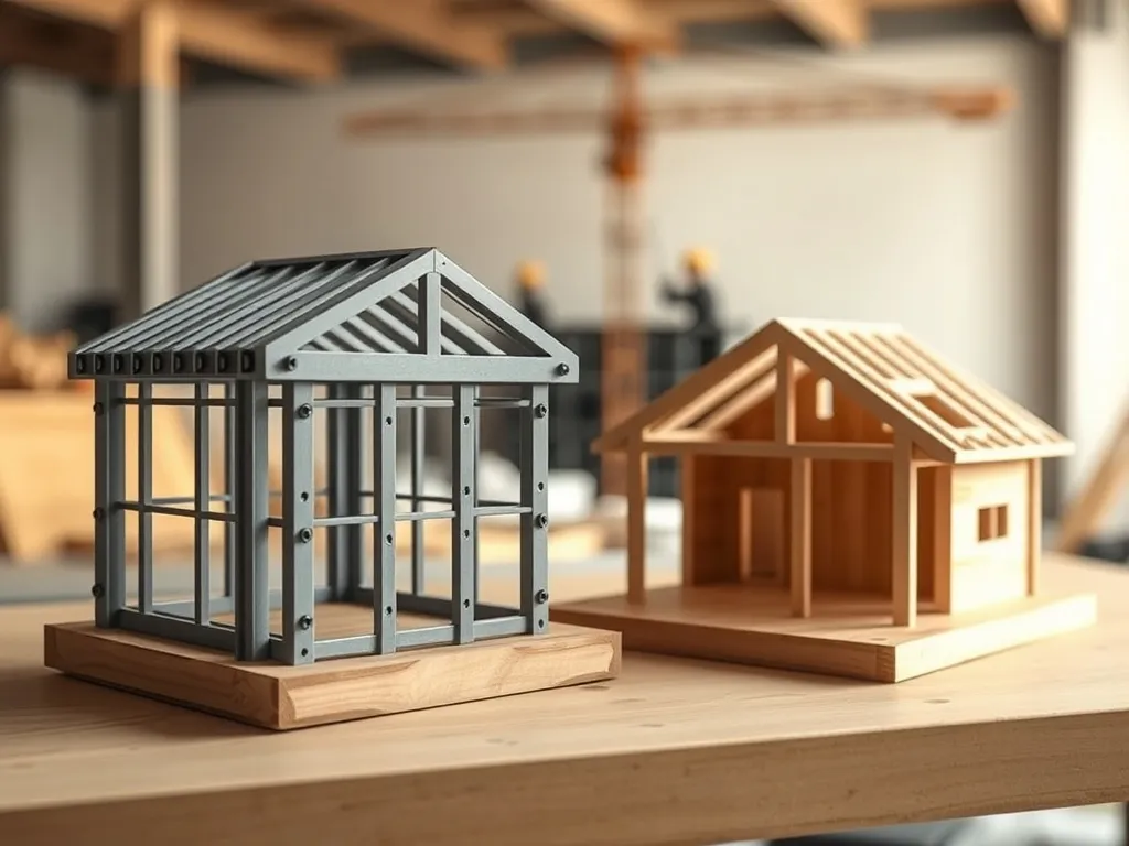 Co jest tańsze: konstrukcja stalowa czy drewniana?